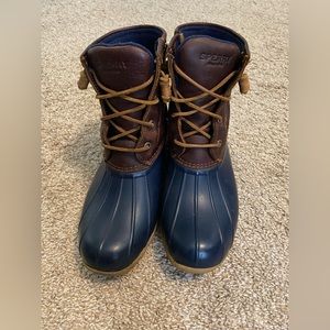 Leather Sperry Duckboots